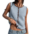 Y2K Crochet Knit Sleeveless