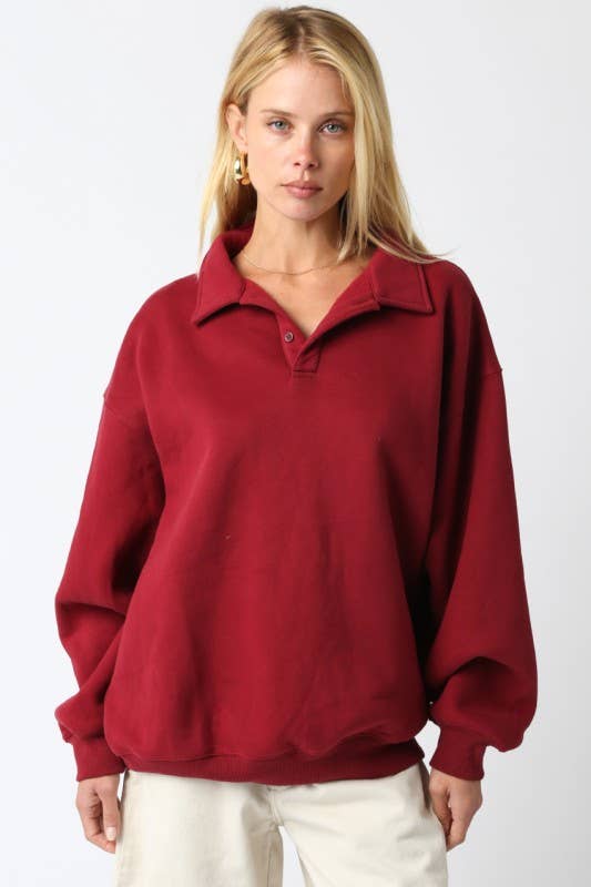 Julie Button Sweater
