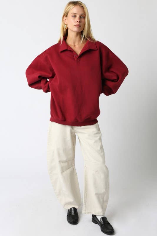 Julie Button Sweater