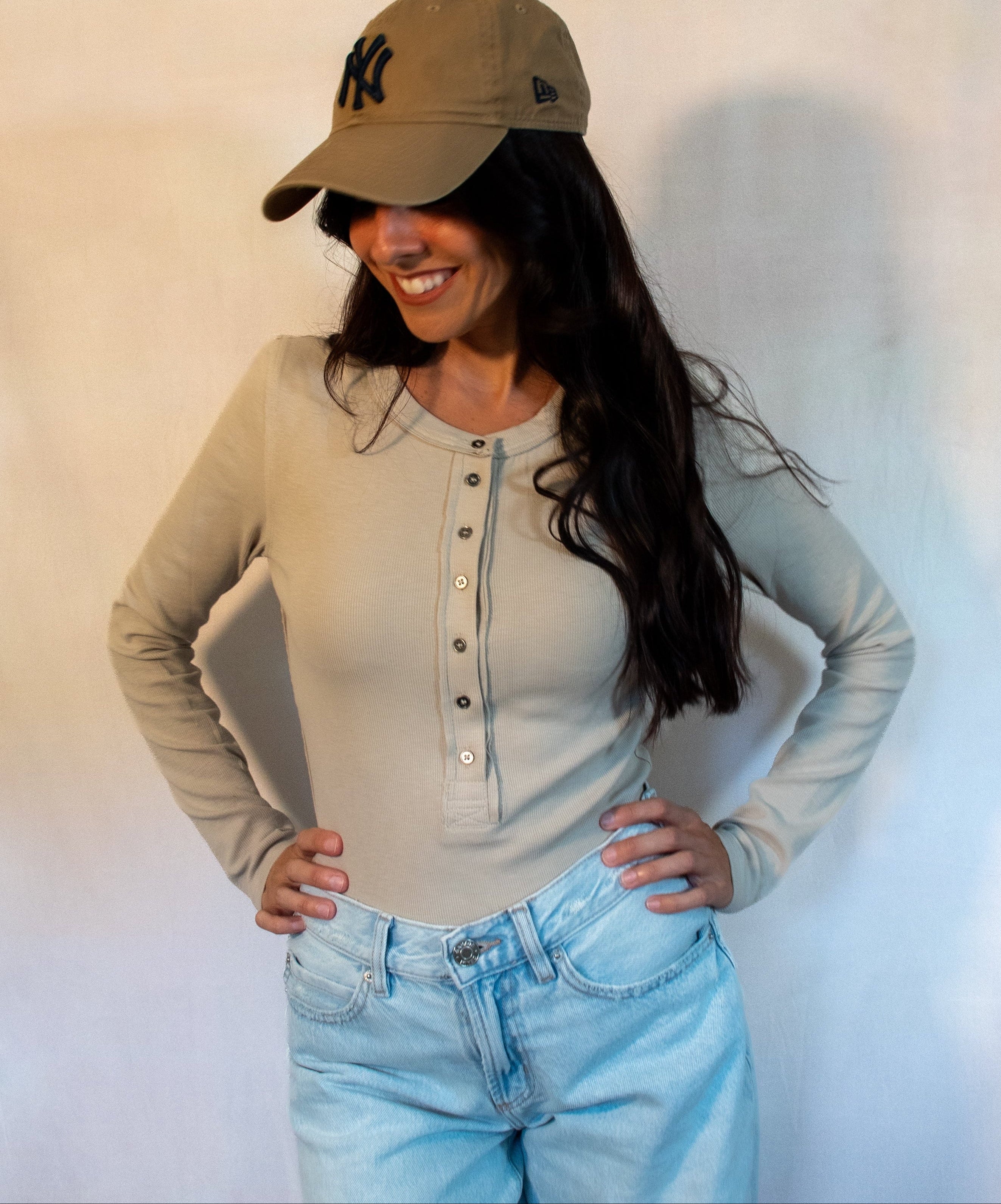 Henley Long Sleeve Top