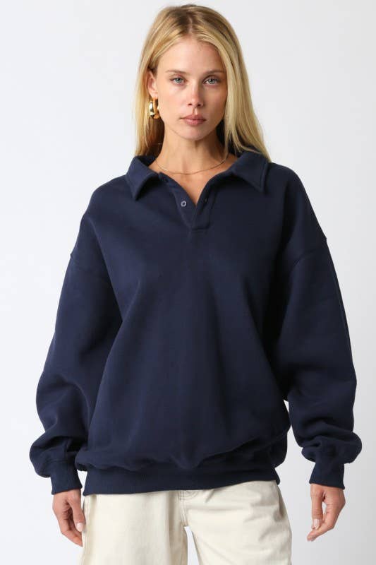 Julie Button Sweater