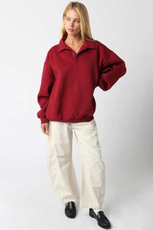 Julie Button Sweater